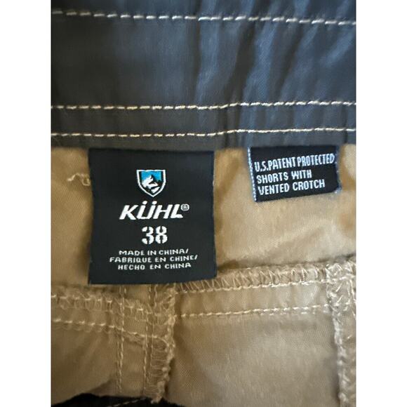 Kuhl Konfidant Air Short Mens Size 38 Dark Khaki #5103 Hiking Oudoors Casual EUC - Picture 10 of 14